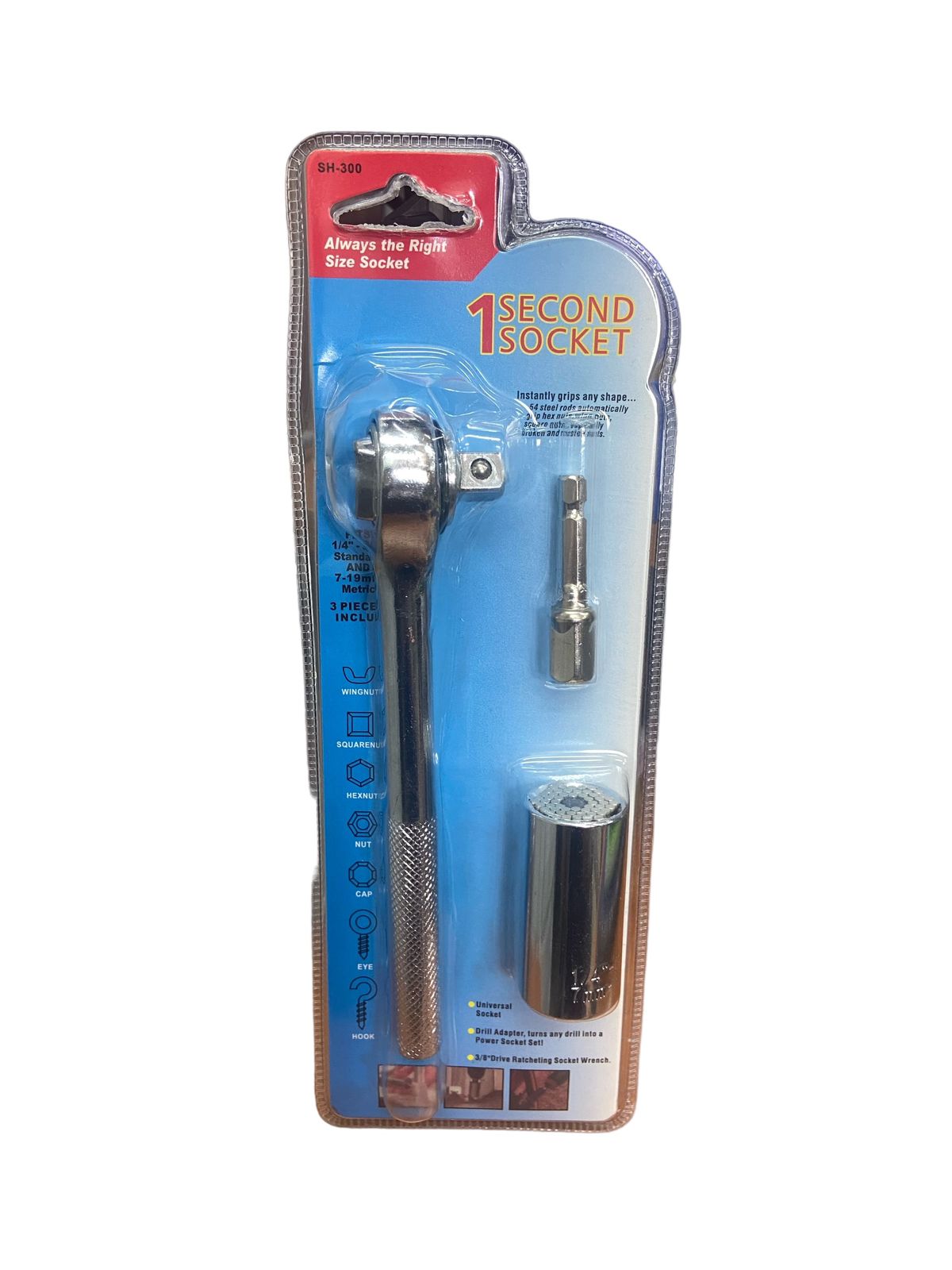 Miniatura 4 de SET COPA UNIVERSAL CON RATCHET SH-300